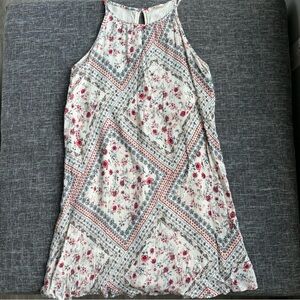 Francesca’s Mi Ami Floral Sleeveless Dress Size Small